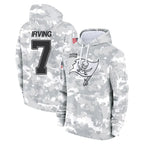TB.Buccaneers #7 Bucky Irving Player Arctic Camo Limited Salute to Service Pullover Hoodies Game Ddoa Stitched Jerseys