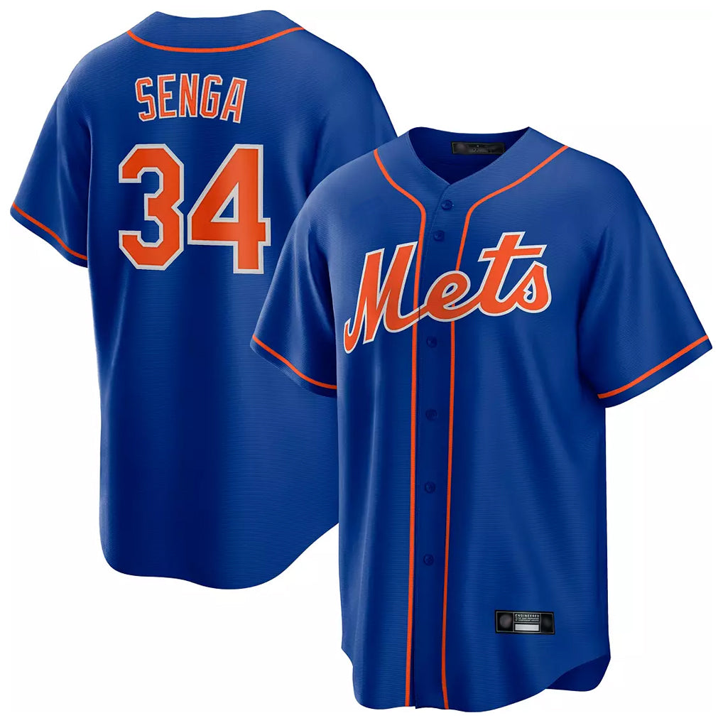 NY.Mets #34 Kodai Senga Player Royal Home Game Ddoa Stitched Jerseys