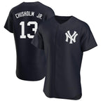 NY.Yankees #13 Jazz Chisholm Jr Player Navy Limited Elite Home Ddoa Stitched Jerseys