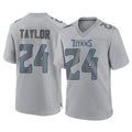 T.Titans #24 Alontae Taylor Player Gray Atmosphere Fashion Home Game Ddoa Stitched Jerseys