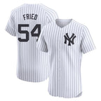 NY.Yankees #54 Max Fried Player White Limited Elite Home Ddoa Stitched Jerseys