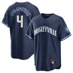 C.Cubs #4 Pete Crow-Armstrong Player Navy City Connect Home Game Ddoa Stitched Jerseys