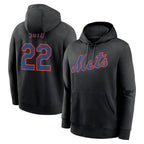 NY.Mets #22 Juan Soto Player Black Club Pullover Hoodie Game Ddoa Stitched Jerseys