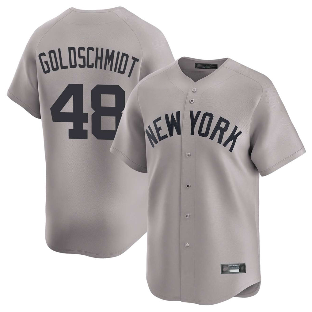 NY.Yankees #48 Paul Goldschmidt Player Gray Limited Ddoa Stitched Jerseys