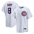 C.Cubs #8 Ian Happ Player White Limited Home Game Ddoa Stitched Jerseys