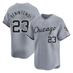 C.White Sox #23 Andrew Benintendi Player Gray Road Limited Home Ddoa Stitched Jerseys