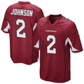 A.Cardinals #2 Will Johnson Player Cardinal Home Game Ddoa Stitched Jerseys