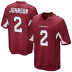 A.Cardinals #2 Will Johnson Player Cardinal Home Game Ddoa Stitched Jerseys