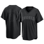 LA.Angels #6 Anthony Rendon Player Black Pitch Fashion T-shirt Ddoa Stitched Jerseys