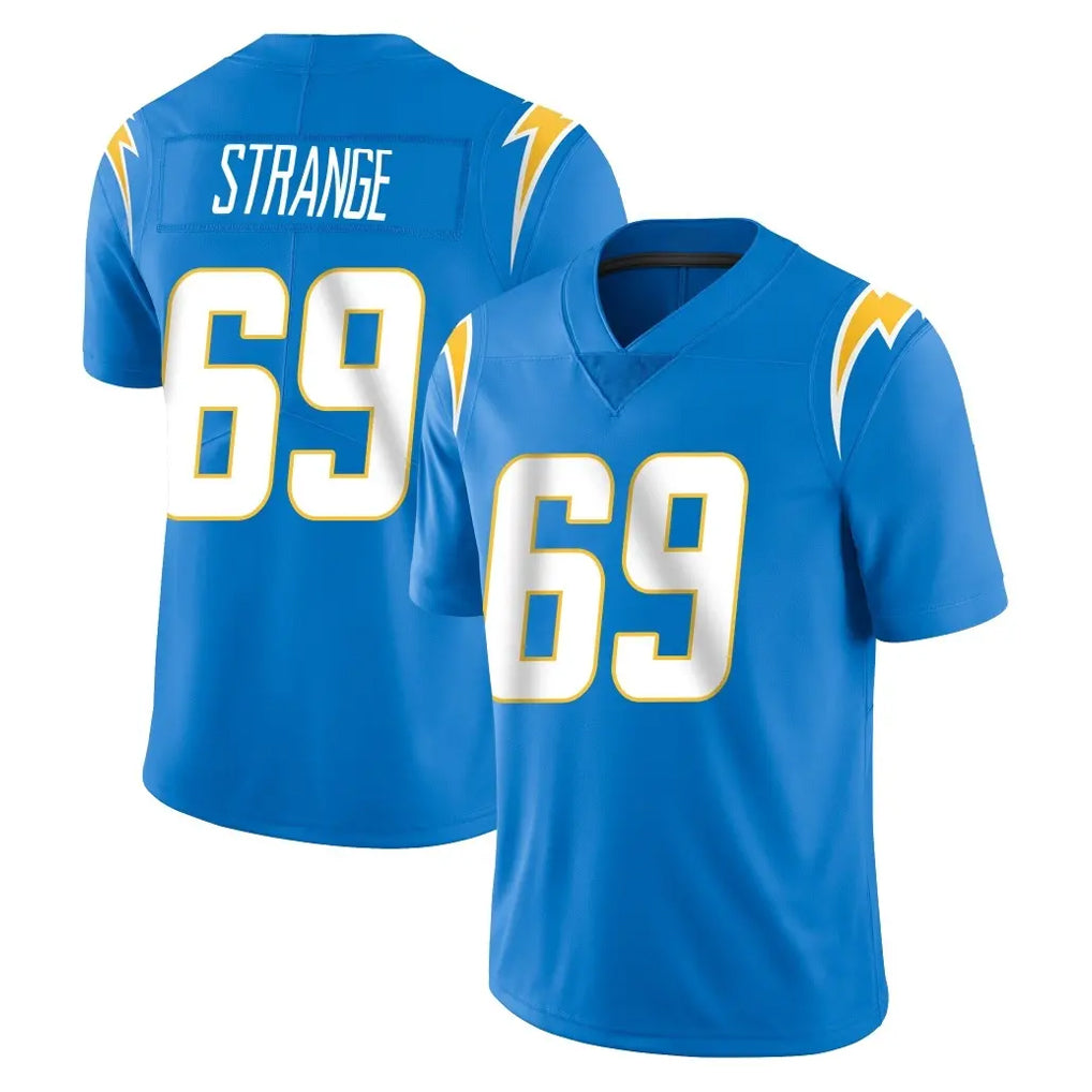 LA.Chargers #69 Cole Strange Player Blue Limited Vapor Untouchable Home Game Stitched Jerseys