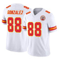 KC.Chiefs #88 Tony Gonzalez Player White Limited Vapor F.U.S.E. Home Game Ddoa Stitched Jerseys