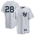NY.Yankees #28 Austin Wells Player White Game Ddoa Stitched Jerseys