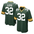 GB.Packers #32 MarShawn Lloyd Player Green Home Game Ddoa Stitched Jerseys