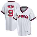 LA.Angels #9 Zach Neto Player White T-shirt Home Game Ddoa Stitched Jerseys
