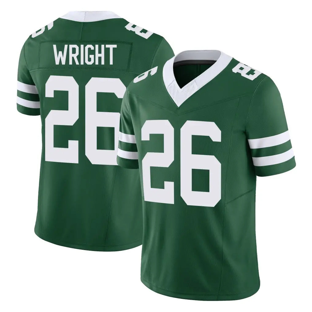 NY.Jets #26 Nahshon Wright Player Green Legacy Limited Vapor F.U.S.E. Home Game Ddoa Stitched Jerseys