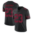 SF.49ers #23 Christian McCaffrey Player Black Alternate Limited Vapor Untouchable Home Game Ddoa Stitched Jerseys
