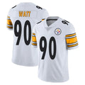 P.Steelers #90 T.J. Watt Player White Limited Vapor Untouchable Home Game Ddoa Stitched Jerseys