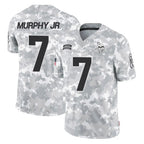 M.Vikings #7 Byron Murphy Jr. Player Arctic Camo Salute To Service Limited Game Ddoa Stitched Jerseys