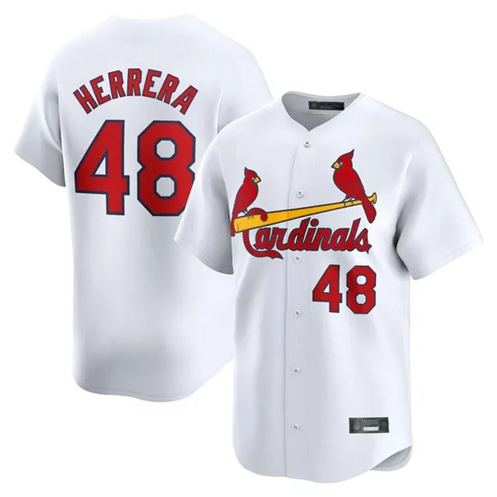 St. Louis Cardinals #48 Ivan Herrera Player White Home Limited Ddoa Stitched Jerseys