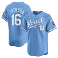 KC.Royals #16 Bo Jackson Player Light Blue Alt Limited Home Ddoa Stitched Jerseys