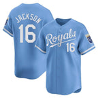 KC.Royals #16 Bo Jackson Player Light Blue Alt Limited Home Ddoa Stitched Jerseys