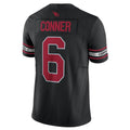 A.Cardinals #6 James Conner Player Black Vapor F.U.S.E. Limited Ddoa Stitched Jerseys