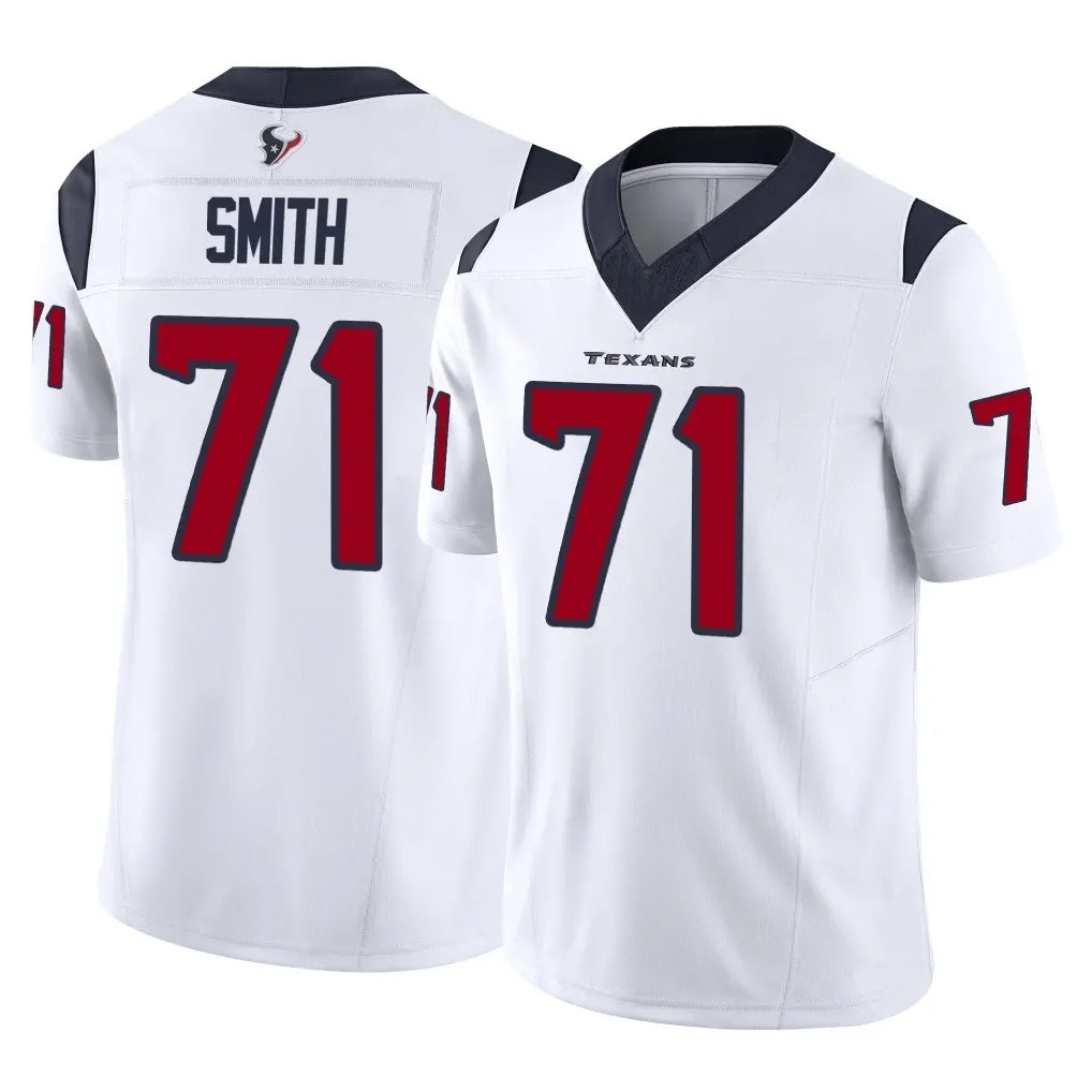 H.Texans #71 Braden Smith Player White Limited Vapor F.U.S.E. Home Game Ddoa Stitched Jerseys