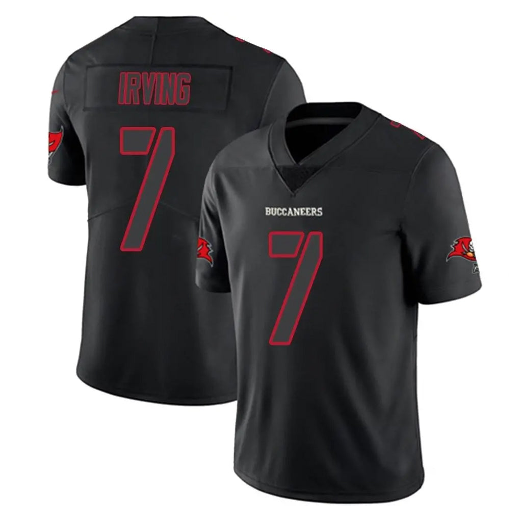 TB.Buccaneers #7 Bucky Irving Player Black Impact Limited Home Game Ddoa Stitched Jerseys