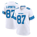 D.Lions #87 Sam LaPorta Player White Alternate Home Game Ddoa Stitched Jerseys