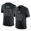 TB.Buccaneers #50 Vita Vea Player Black Reflective Limited Home Game Ddoa Stitched Jerseys