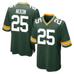 GB.Packers #25 Keisean Nixon Player Green Home Game Ddoa Stitched Jerseys