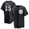 C.Cubs #15 Carson Kelly Player Black Game Ddoa Stitched Jerseys