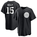 C.Cubs #15 Carson Kelly Player Black Game Ddoa Stitched Jerseys