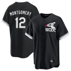 C.White Sox #12 Colson Montgomery Player Black Spring Training Game Ddoa Stitched Jerseys