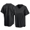D.Tigers #3 Alan Trammell Player Black T-shirt Home Game Ddoa Stitched Jerseys