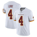 W.Commanders #4 Frankie Luvu Player White Limited Vapor Untouchable Home Game Ddoa Stitched Jerseys