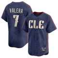 C.Guardians #7 George Valera Player Navy City Connect Limited Home Ddoa Stitched Jerseys