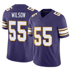 M.Vikings #55 Eric Wilson Player Purple Limited Classic Vapor F.U.S.E. Home Game Ddoa Stitched Jerseys