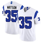 LA.Rams #35 Jaylen Watson Player White Limited Fearsome Vapor F.U.S.E. Home Game Ddoa Stitched Jerseys