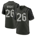 NY.Jets #26 Nahshon Wright Player Green 2025 Rivalries Collection Home Game Ddoa Stitched Jerseys