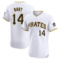 P.Pirates #14 Joey Bart Player White Home Limited Elite Ddoa Stitched Jerseys