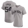 NY.Yankees #54 Max Fried Player Gray Limited Elite Home Ddoa Stitched Jerseys