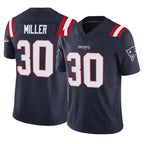 NE.Patriots #30 Jam Miller Player Navy Limited Vapor F.U.S.E. Home Game Ddoa Stitched Jerseys