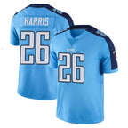 T.Titans #26 Marcus Harris Player Light Blue Limited Color Rush Home Game Ddoa Stitched Jerseys