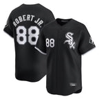 C.White Sox #88 Luis Robert Jr Player Black Limited Home Ddoa Stitched Jerseys