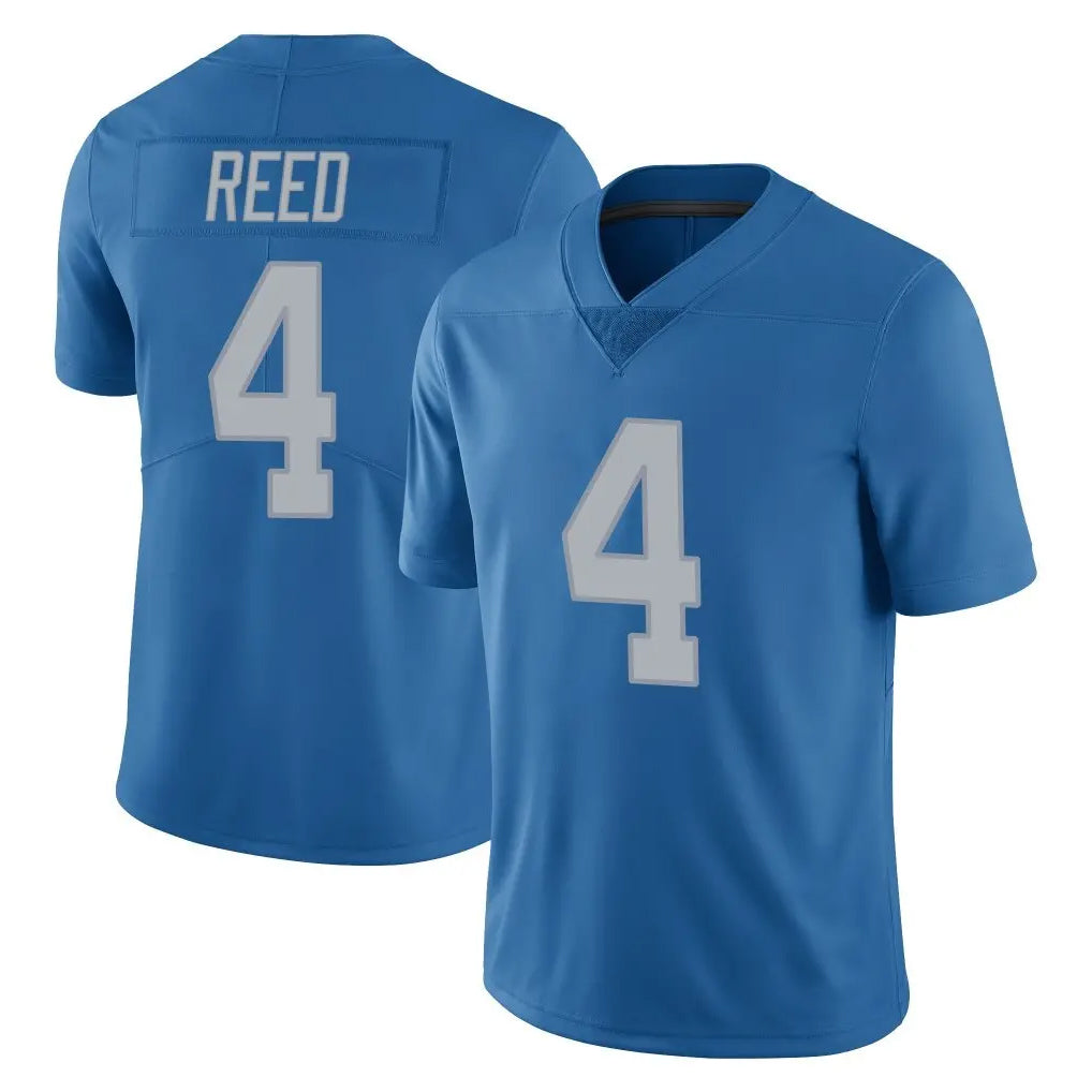 D.Lions #4 D.J. Reed Player Blue Limited Throwback Vapor Untouchable Ddoa Stitched Jerseys