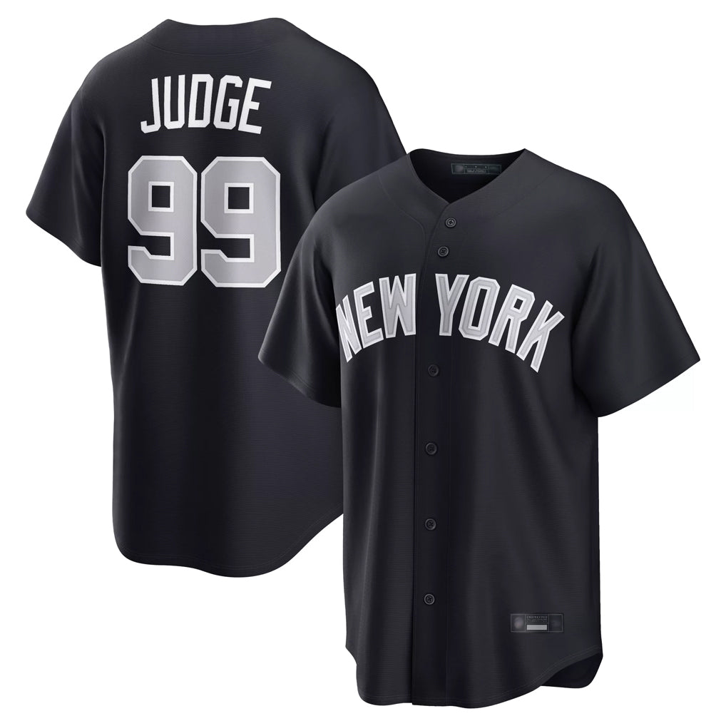 NY.Yankees #99 Aaron Judge Player Navy Home Game Ddoa Stitched Jerseys