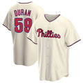 P.Phillies #59 Jhoan Duran Player Cream Home Game Ddoa Stitched Jerseys
