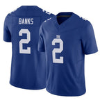 NY.Giants #2 Deonte Banks Player Royal Limited Vapor F.U.S.E. Home Game Ddoa Stitched Jerseys