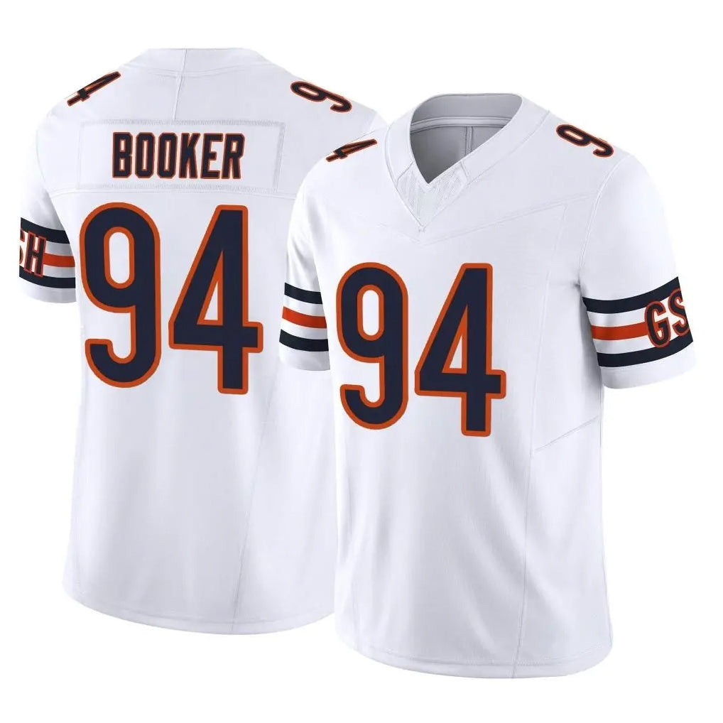C.Bears #94 Austin Booker Player White Vapor F.U.S.E. Limited Home Game Ddoa Stitched Jerseys
